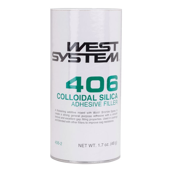West System West System 406 Filler High Strength Colloidal Silica Off-White Adhesive Filler 1.7 oz 406-2 - main